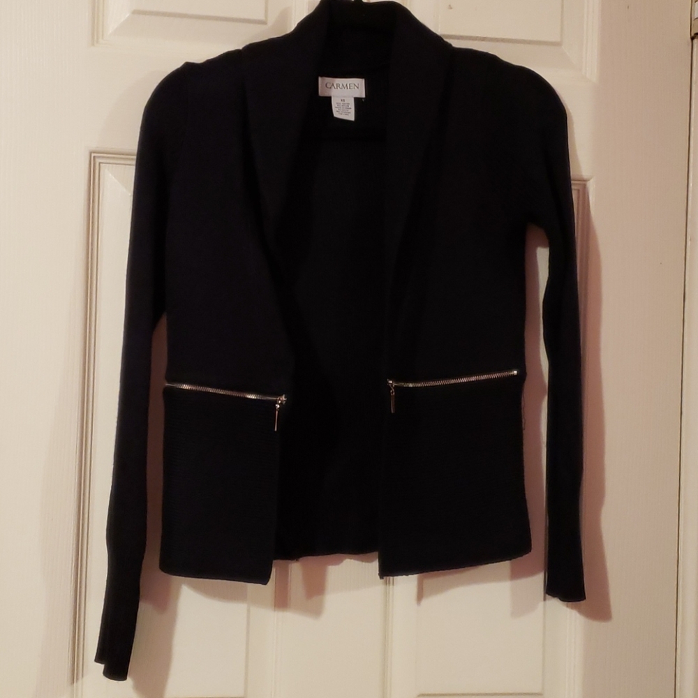 Carmen Marco Volvo Deep Navy Blue Sweater